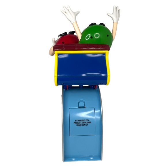 M&M’s Vintage Wild Thing Roller Coaster Candy Dispenser Blue Green Red - Picture 4 of 9